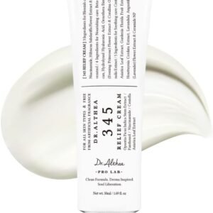 Dr.Althea 345 Relief Cream | Daily Face Moisturizer | Blemish Relief Care | Soothing Recovery & Moisture with Niacinamide, Panthenol | Korean Vegan Skin