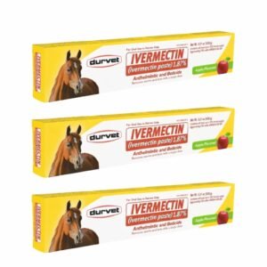 3-Pack Horse Paste Apples Flavored 6.08 g 1.87% Horse Dewormer in UK