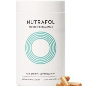 Nutrafol Women's Balance - Hair Growth Nutraceutical Supplement, 120 Capsules (GLASS BOTTLE)